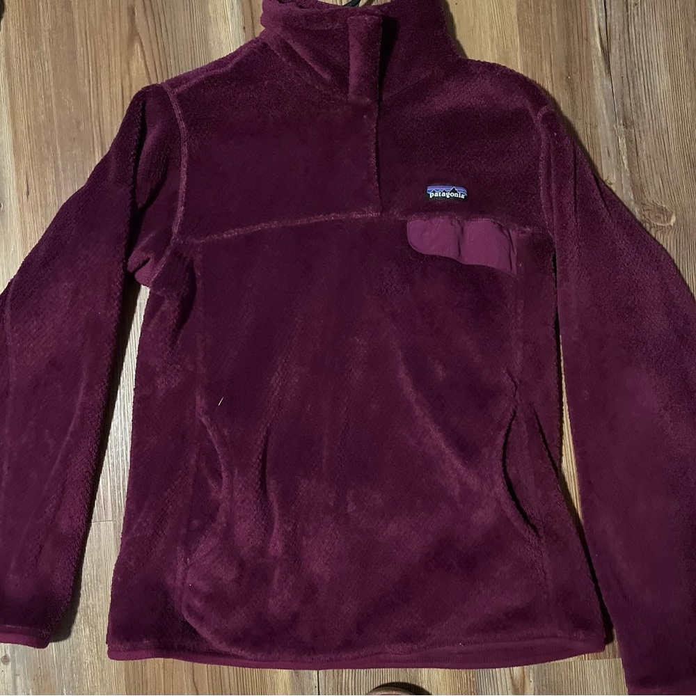 Patagonia Maroon Fleece Jacket